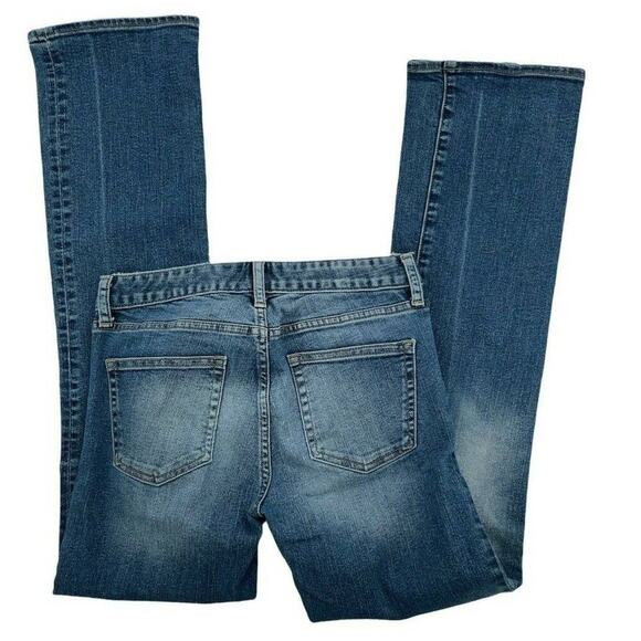 Gap 1969 Jeans Womens Sz 26 Straight Leg Whiskers Medium Wash Perfect Boot Denim - Picture 8 of 12